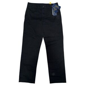 Polo Ralph Lauren Boys Chino Pants Black Size 14 NWT Stretch Classic Fit